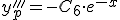 y_p&#39;&#39;&#39;=-C_6\cdot e^{-x}