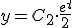 y=C_2\cdot \frac{e^t}{2}