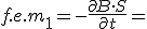 f.e.m_1=-\frac{\partial{B\cdot S}}{\partial{t}}=
